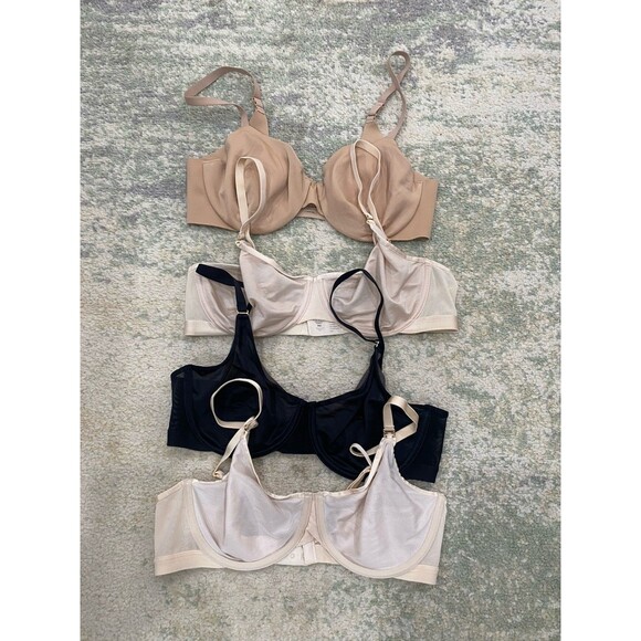 LOT (4) Soma Size 36C Unlined Perfect Coverage & Unbelievable Minimizer Bras - Picture 1 of 11